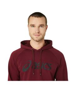 Asics Logo OTH Hoodie Men antique red / perf black