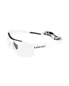 Unihoc Schutzbrille Energy Senior weiss