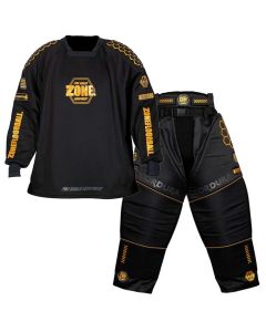 Zone Pro3 Superwide Goalieset black/gold Senior