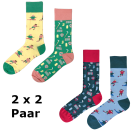Stockschlag.ch Freizeit Socken Aktions-Set (4 Paar Socken)